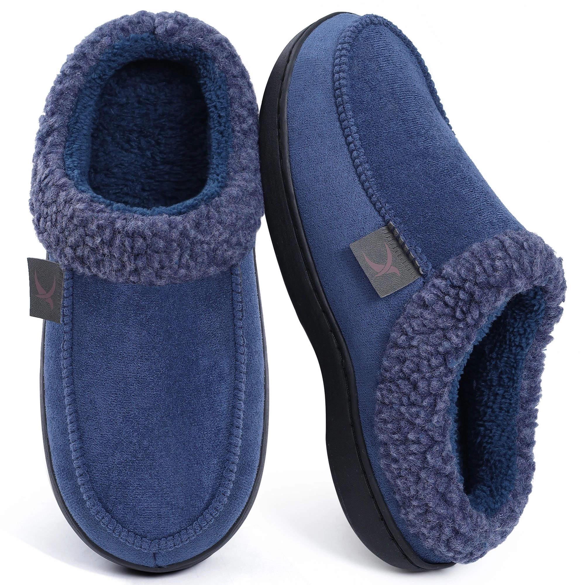 Funny Slppers Ecetana House Slippers for Men Memory Foam Fuzzy Slippers Non Slip House Shoes for Men Indoor/Outdoor