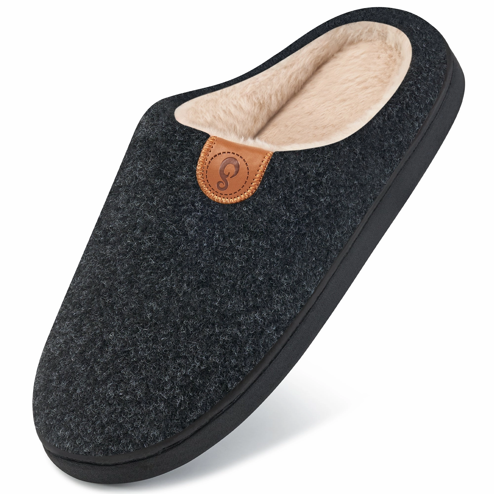 Aldo Slide Sandals Ecetana Mens Slippers Memory Foam Warm House Slippers for Men Non Slip Fuzzy Shoes