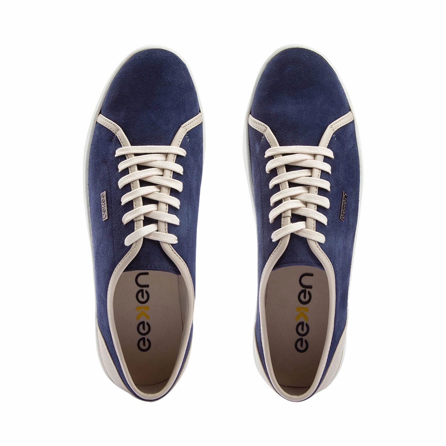 Wearing Turf Shoes Casually Eeken E1A038 Navy Stylish Smart Daily Occasional Comfortable Casual Shoes For Men