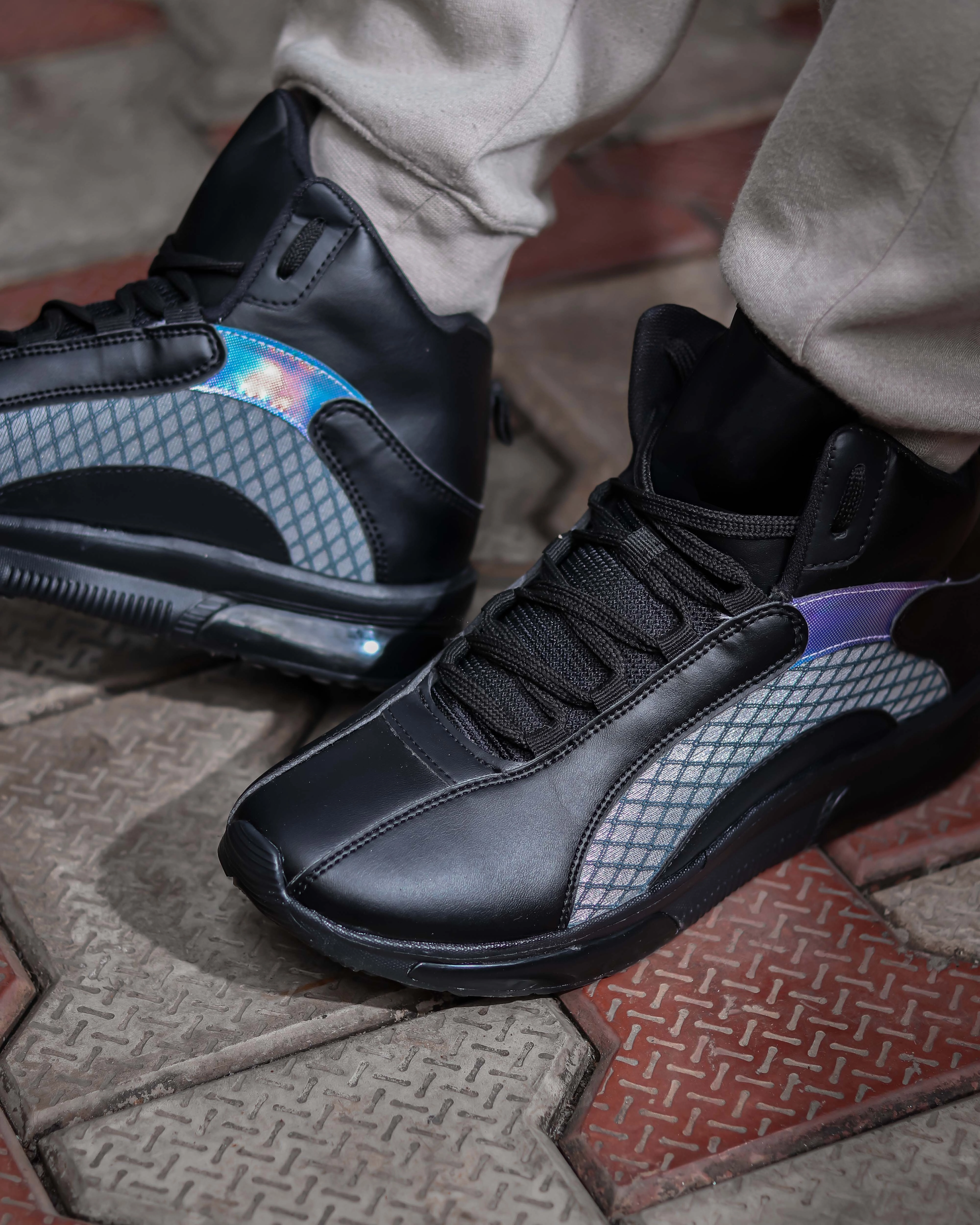 Frolics 35 ( Black ) High Heels With Removable Heel