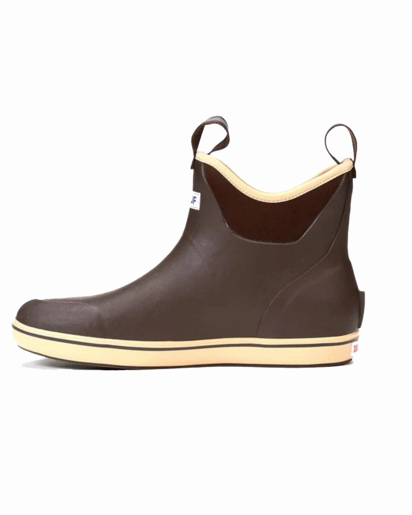 6" Ankle Deck Boots in Chocolate Tan Riding Horse Boots