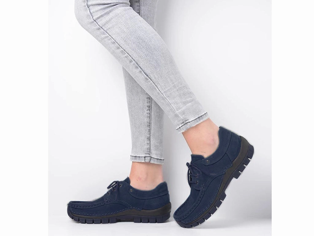 Wolky Shoes Fly Blue Floral Print High Heels