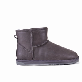 MENS COSY X SHORT LEATHER GRAY Hyperice Compression Boots