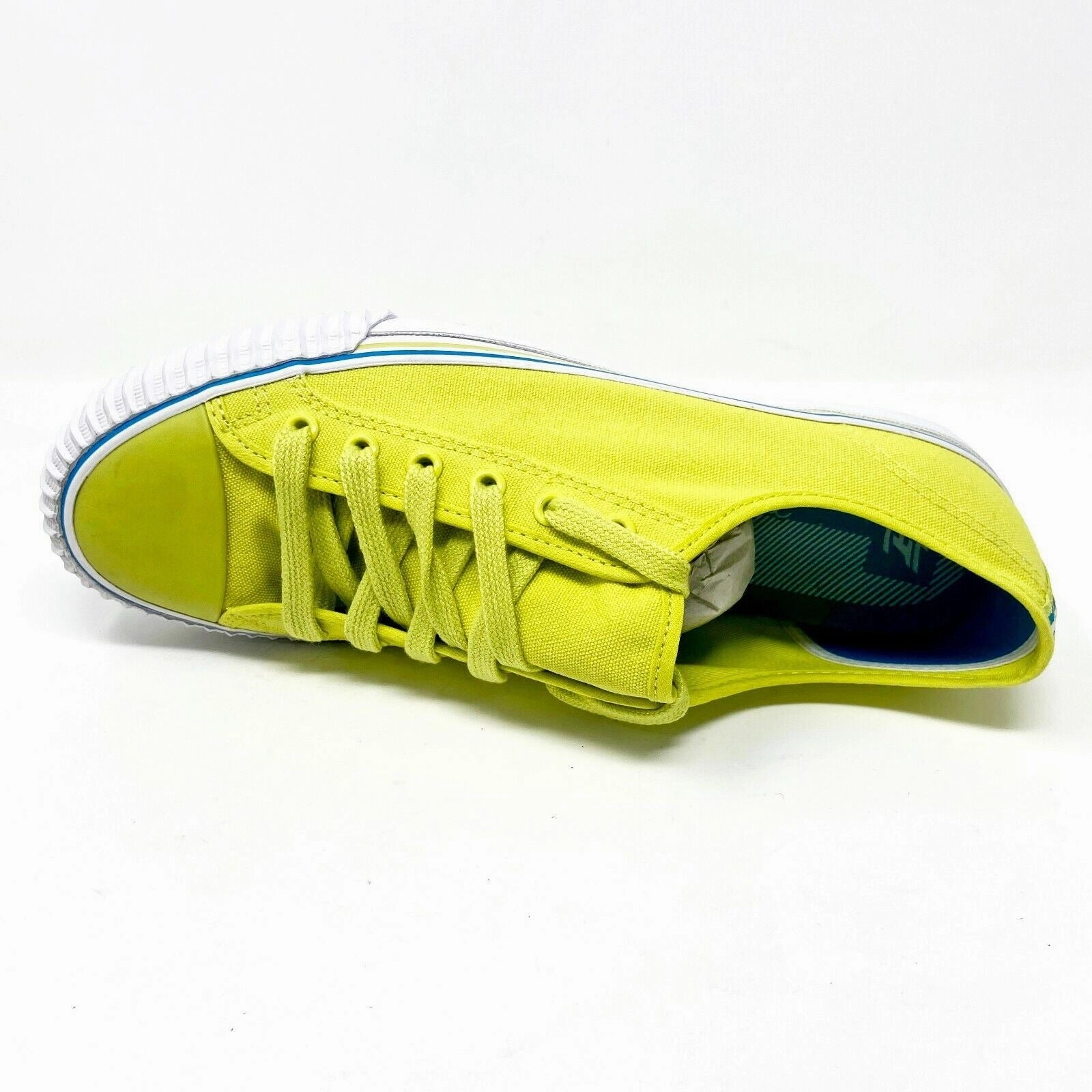 Wyoming Leather Casual Shoes PF Flyers Center Lo Riess Lime Green Mens Retro Casual Shoes Sneakers PM11CL3N