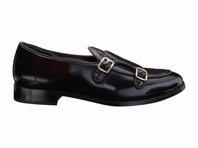 Bello Patent Cherry/Black Double Monk Loafers Easy Spirit Slip On Sneaker
