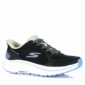 Skechers Slip-ins: GOrun Consistent 2.0 - Captiva Black/Mint 128 For Overpronators Best Stable Walking