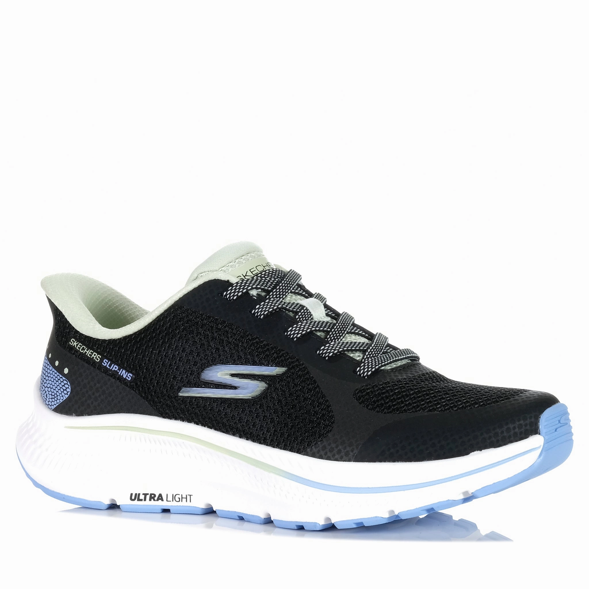 Skechers Slip-ins: GOrun Consistent 2.0 - Captiva Black/Mint 128 Best Walking Shoes For Pronation