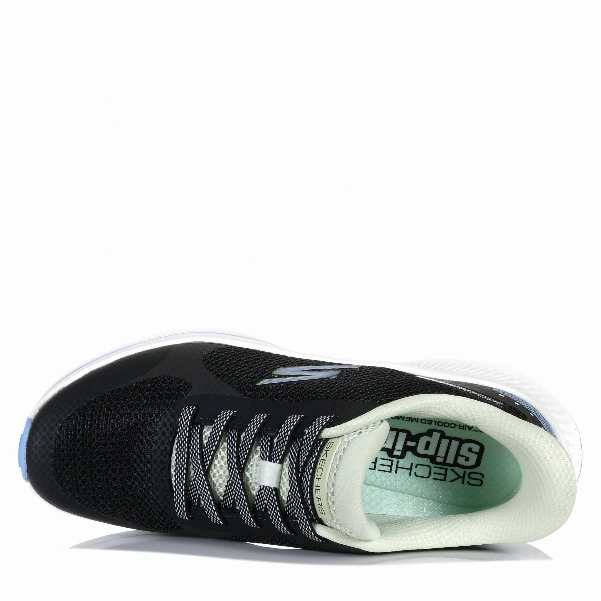 Best Walking Shoes For Traveling Skechers Slip-ins: GOrun Consistent 2.0 - Captiva Black/Mint 128