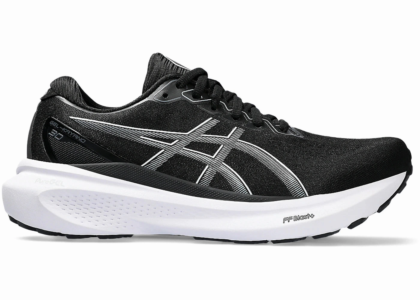 Ortholite Shoes Asics ASICS Gel-Kayano 30 Narrow Black Sheet Rock (Women's)