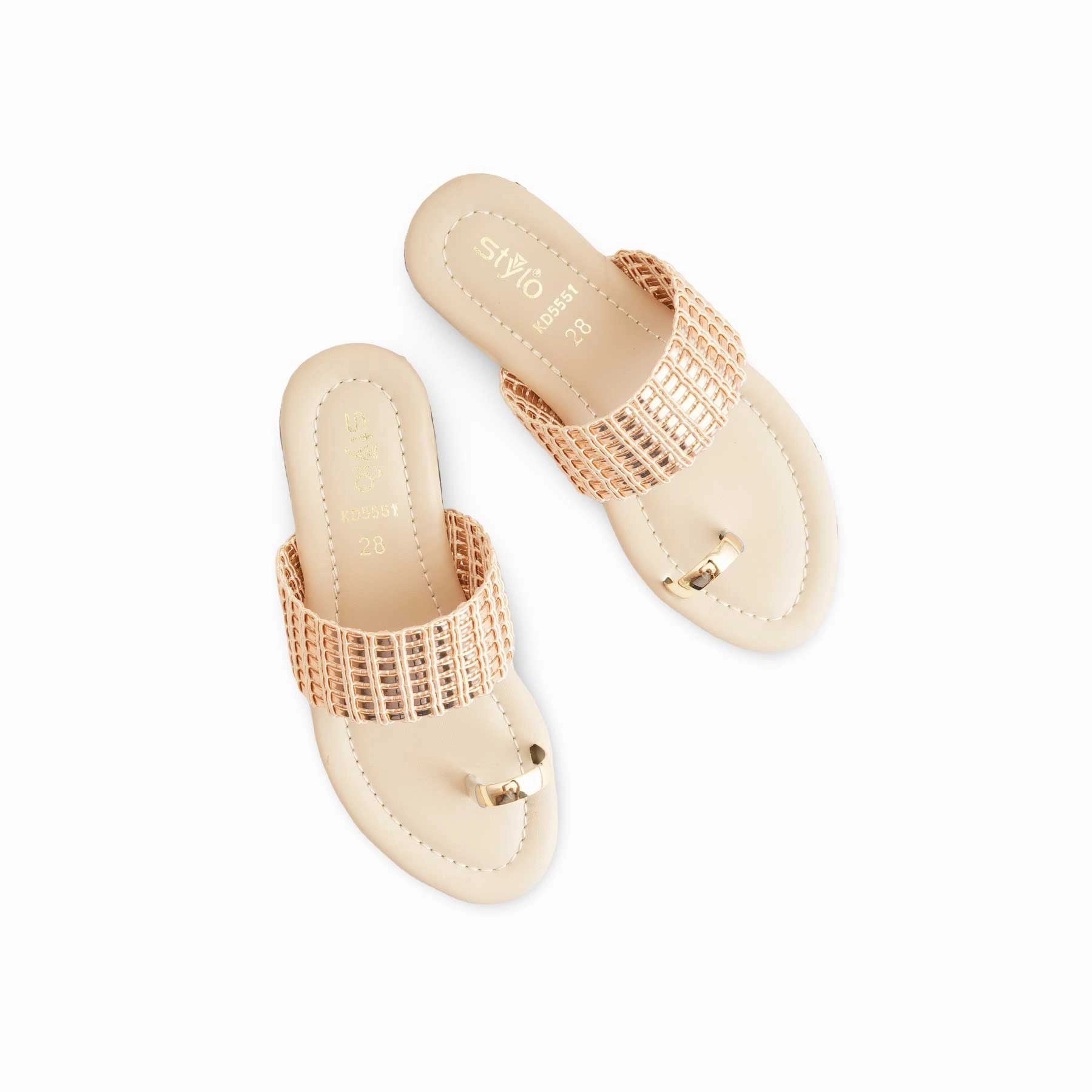 Travel Slippers Girls Fawn Casual Slipper KD5551