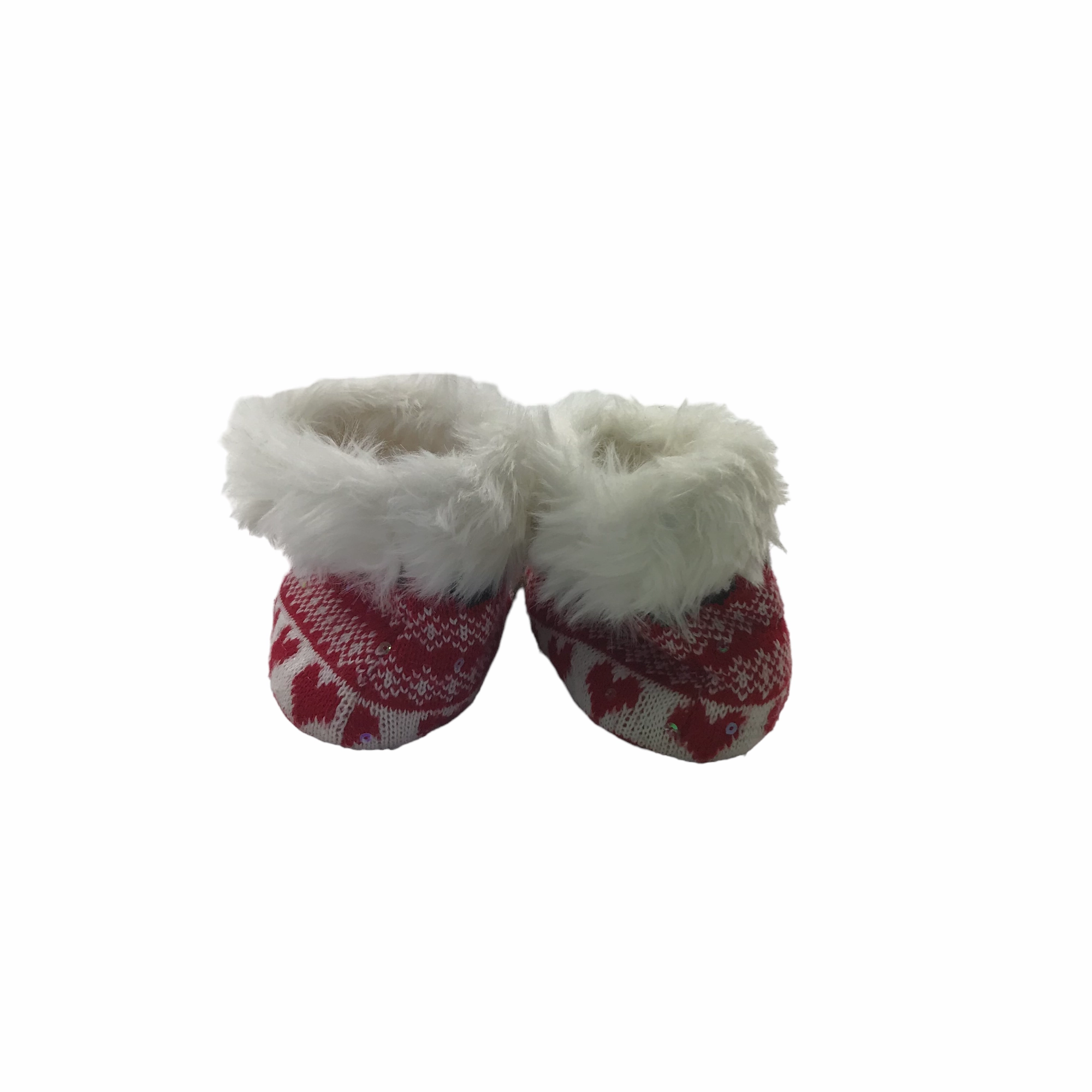 Ballet Slippers Near Me Primark Red Xmas Pattern Slippers Shoe Size 13 jr