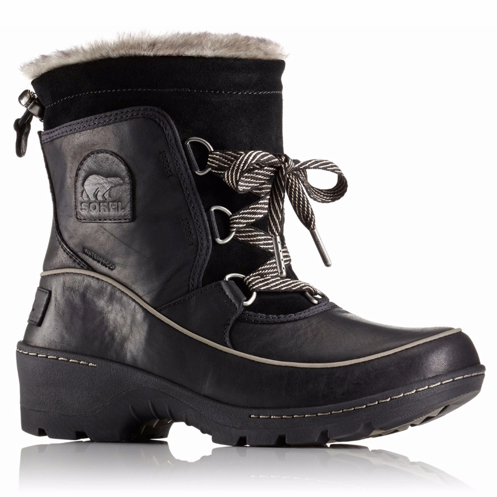 SOREL Tivoli III Premium Women | Black / Kettle Western Boots With Slacks