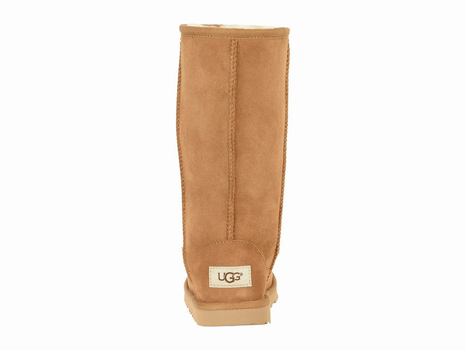 Barefoot Leather Boots UGG Classic Tall II Kids | Chestnut (1017713K)