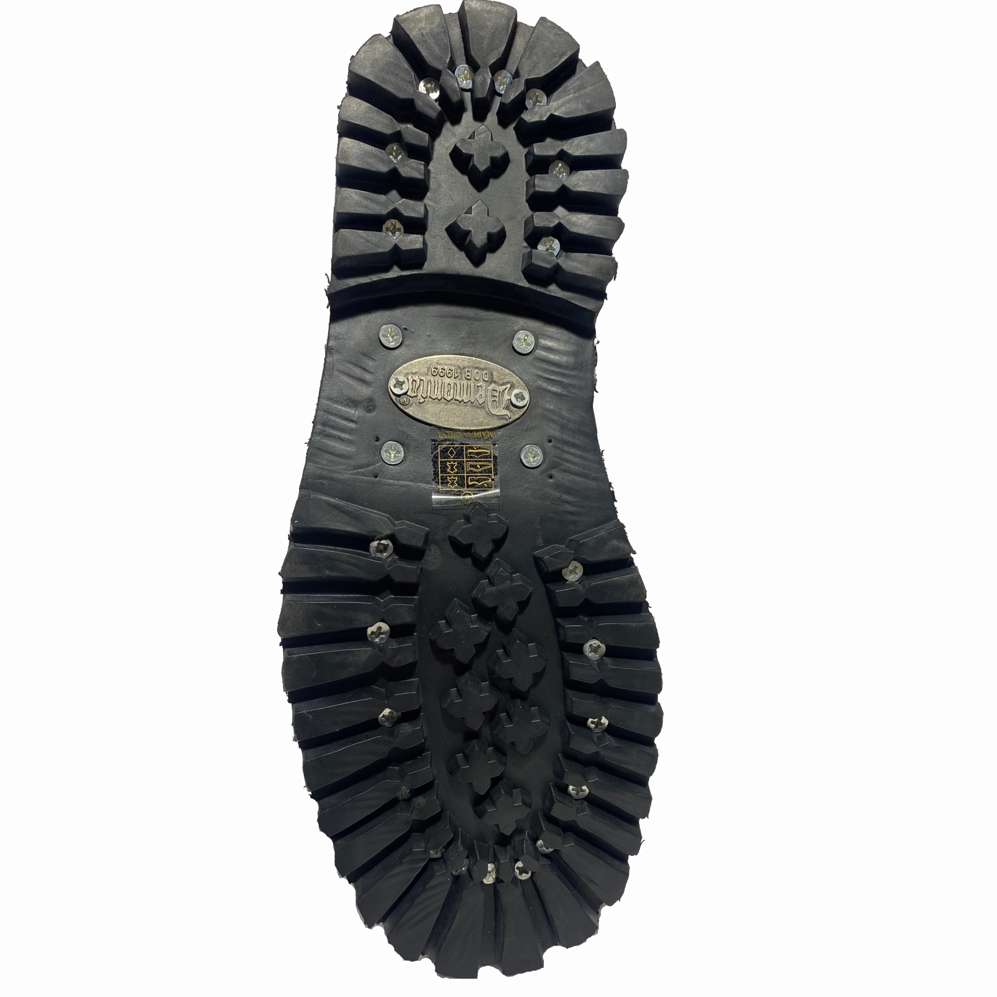 X Country Ski Boots Demonia 20 Eyelet Black Leather Knee Boots