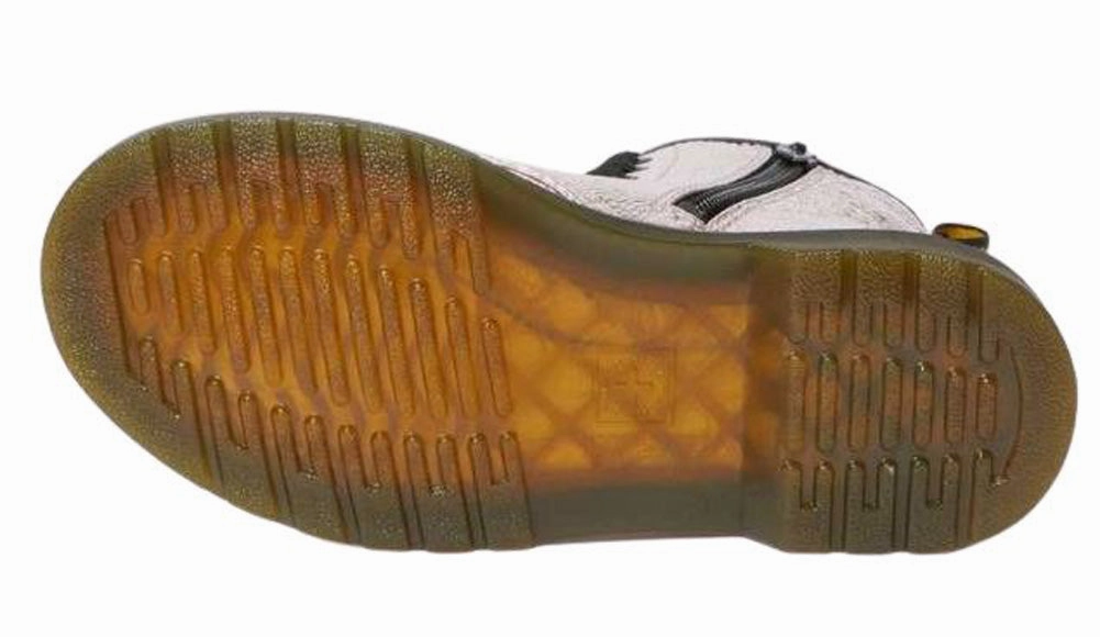 Insoles For Boots DR.MARTENS 1460 Crinkle Metallic Kids | Pink Salt (25652984)