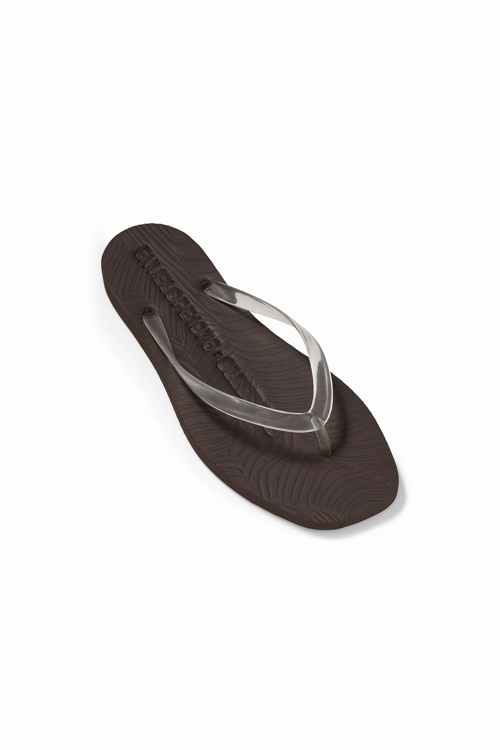 Flip Flops Valdosta Reviews ENVELOPE 1976 x Sleepers Truffle with transparent strap