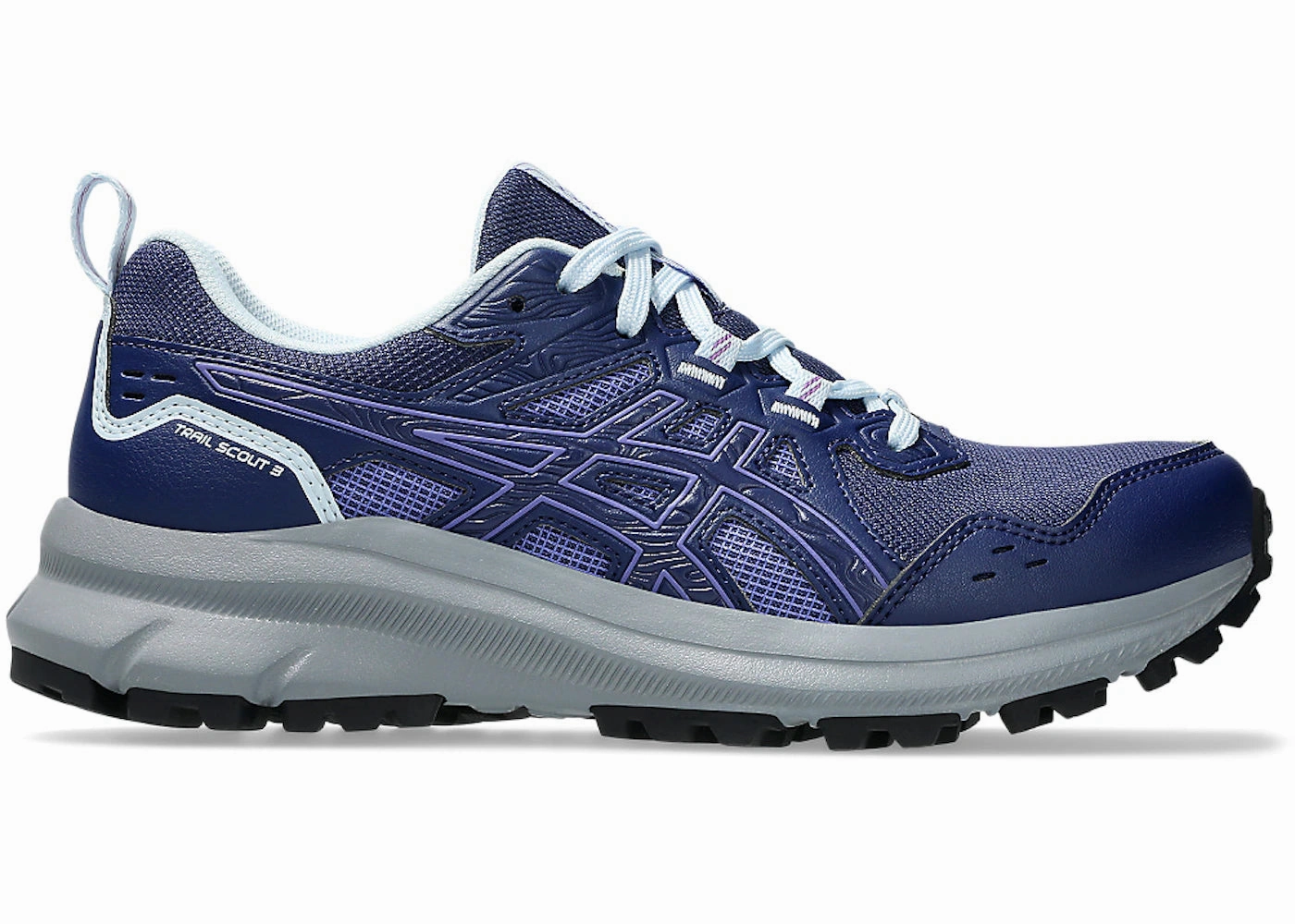 ASICS Trail Scout 3 Indigo Blue Light Blue (Women's) Asics Wrestling Mat Shoes