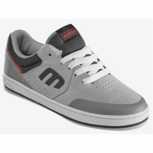Etnies Marana Kids Skate Shoe - Grey/Grey/Red Best Summer Skate Shoes