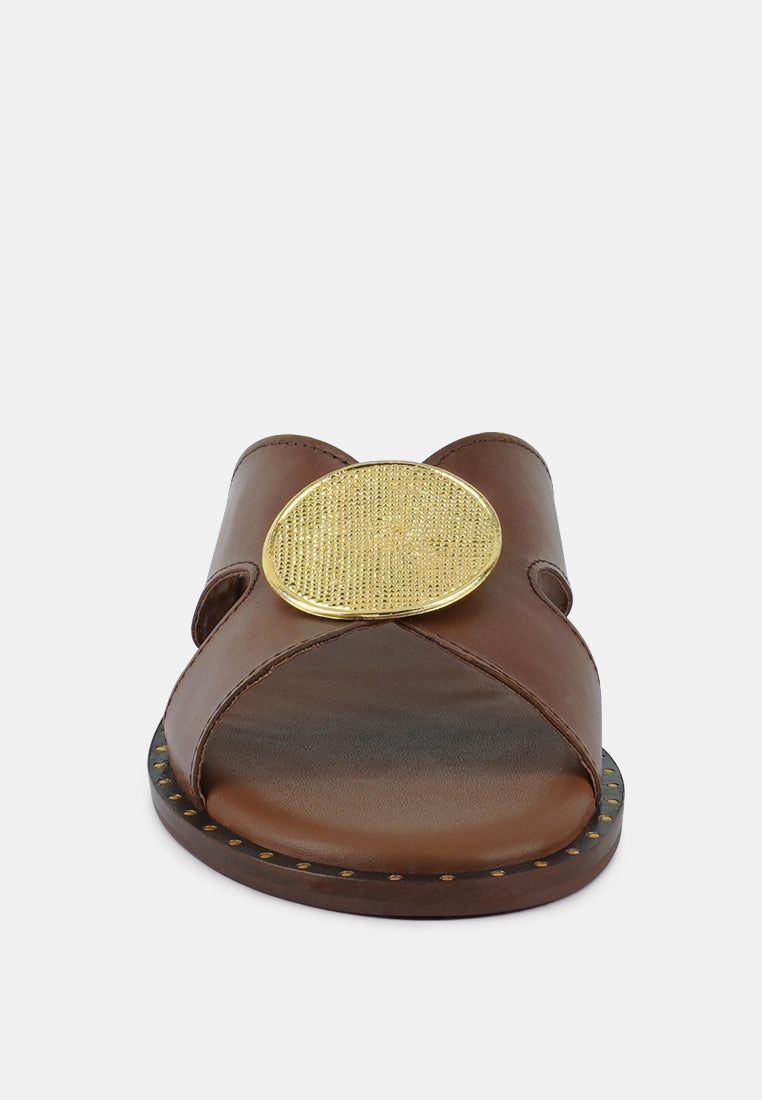 Nike Slip On Shoes For Women's EUDORA Embellished Tan Slip-ons