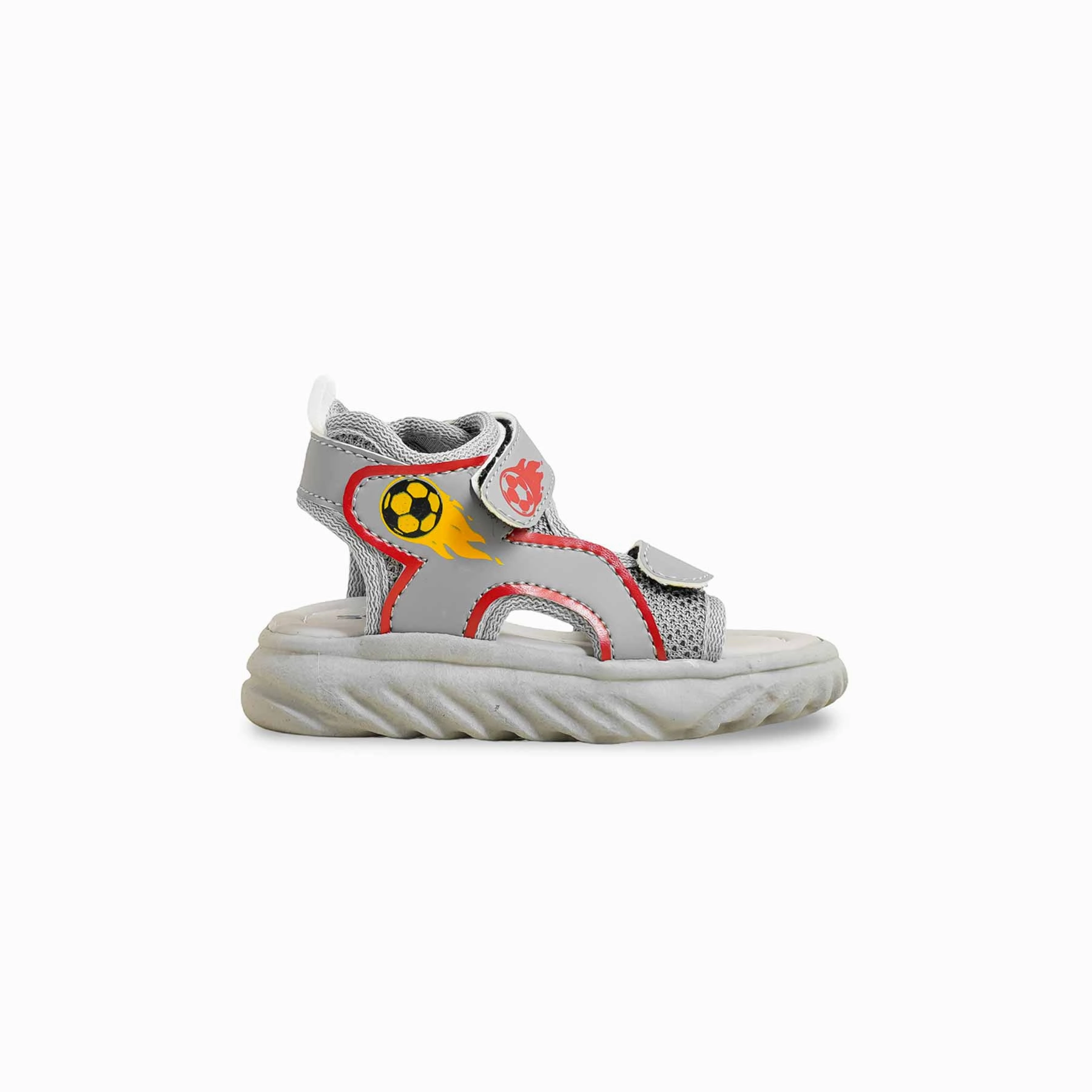 Boys Grey Casual Sandal KD4930 Sandals Bungalow Jamaica