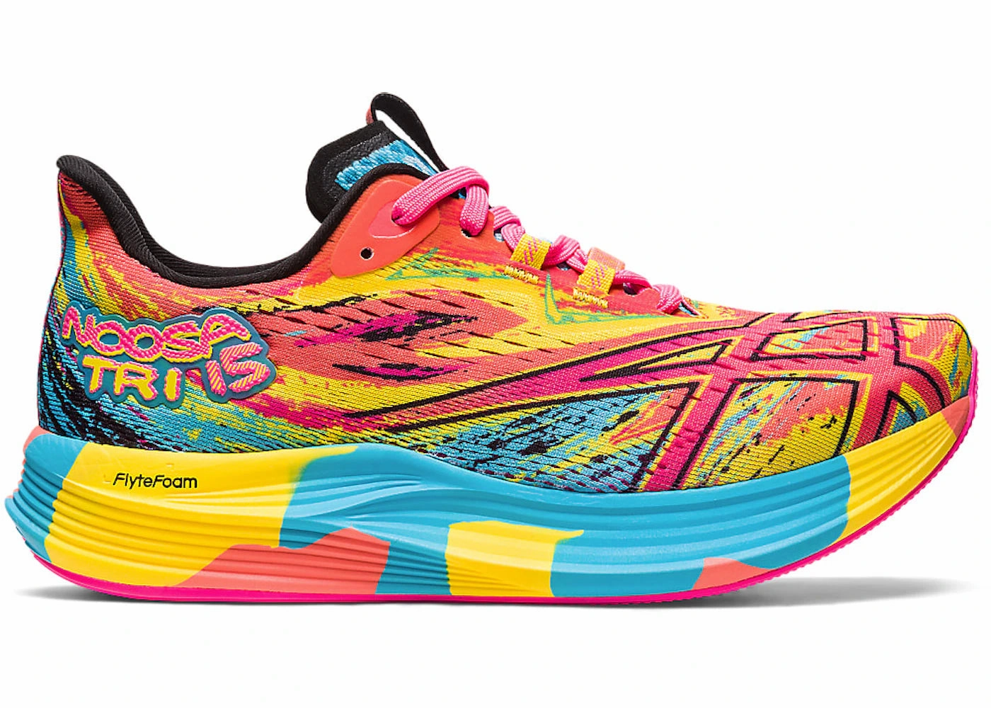 Asics Tactic Shoes ASICS Noosa Tri 15 Aquarium Vibrant Yellow (Women's)