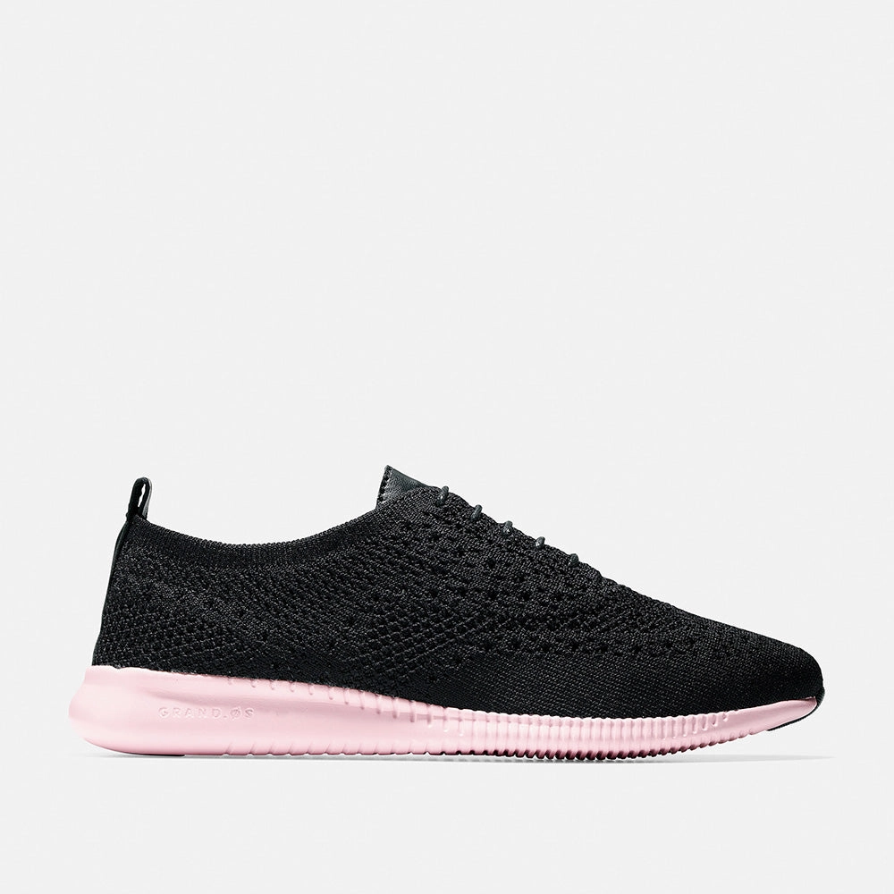 Cole Haan 2.ZERGRAND Stitchlite Black Knit/Lilac Casual Shoe Trends Fall 2024
