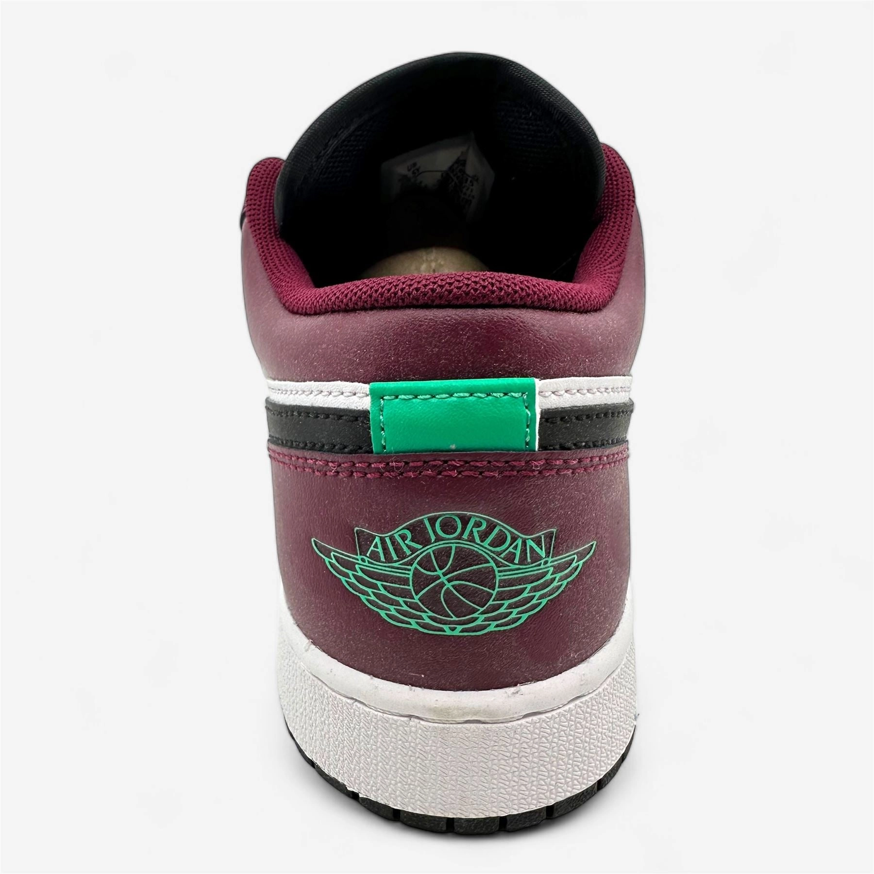 Cute Comfy Walking Shoes Jordan Air Jordan 1 Low SE (GS) Dark Beetroot Black Roma Green Kids Size 3.5 Sneaker