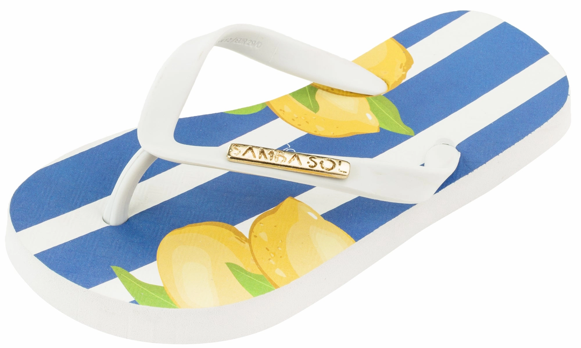 Kelly Starrett Flip Flops Samba Sol Kid's Fashion Collection Flip Flops - Capri Lemon
