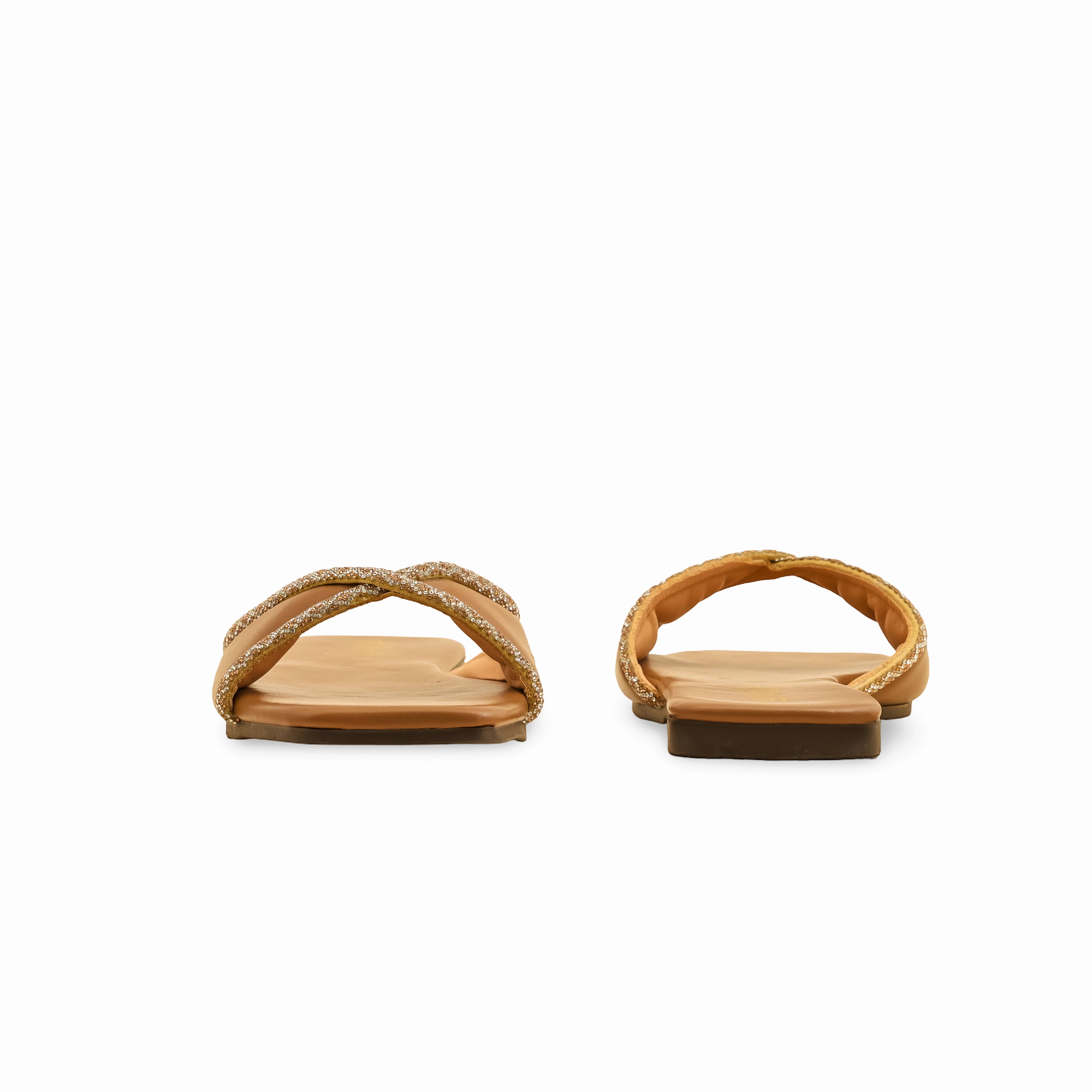 Beige Casual Slipper For Women CL2065 Stability Running Shoes For Flat Feet