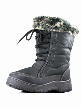 Walking Treadmill Best Slip On Walking Fashion Waterproof Women Winter Boots Nonslip Warm Snow Boots Mid Calf Rubber Flat Lace Shoes Winter Shoes Wellies