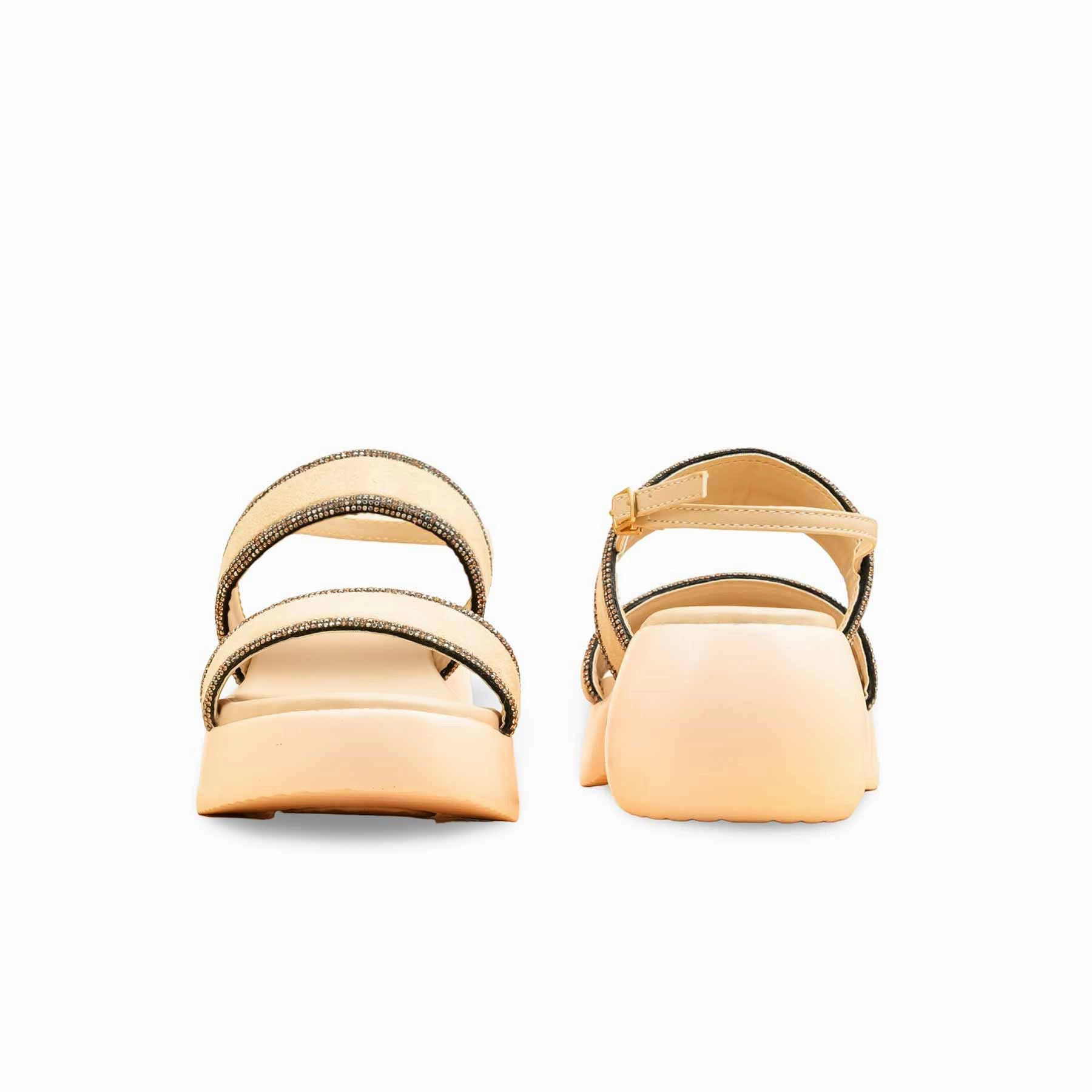 Sandals Tanning Fawn Formal Sandal For Ladies PU0594