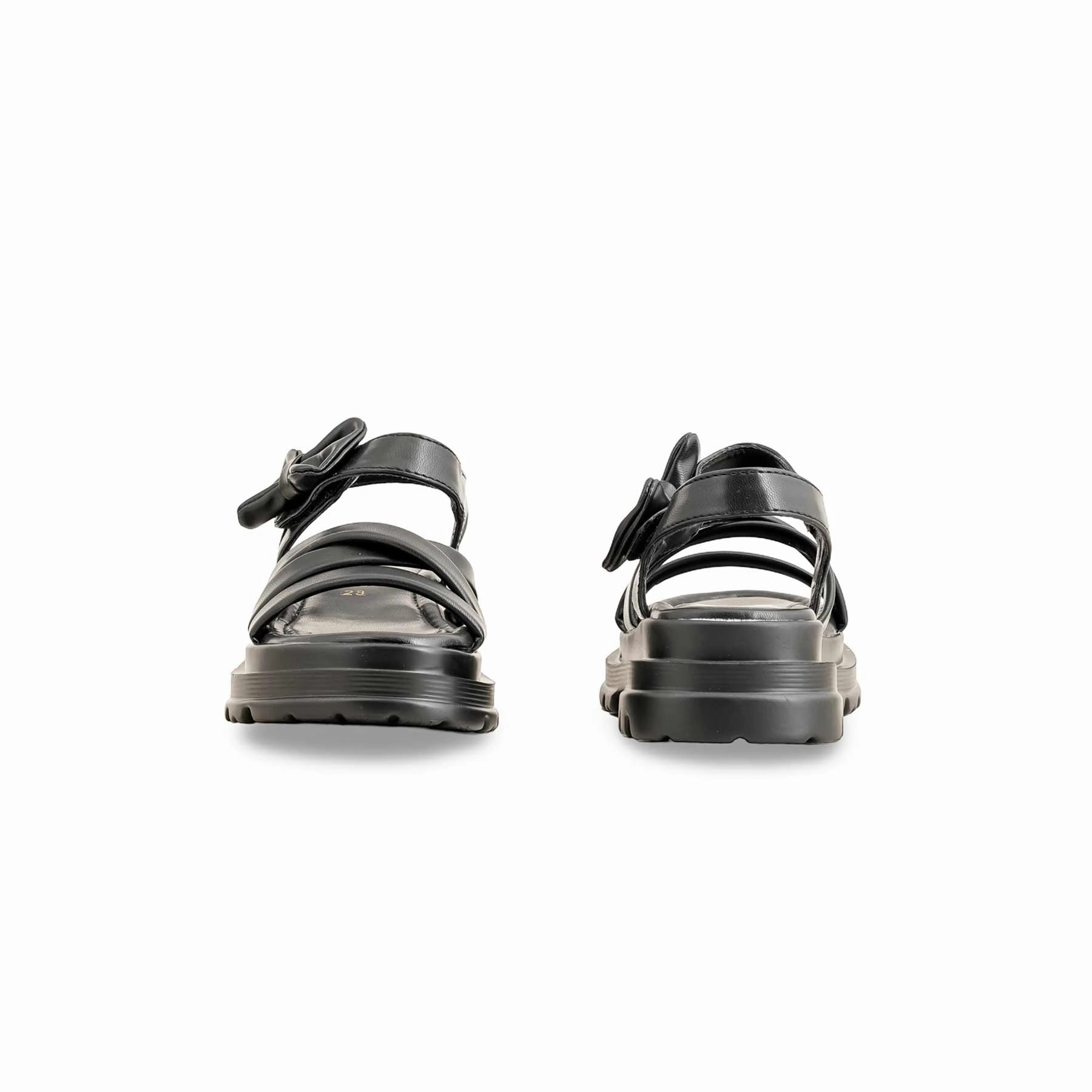 Girls Black Formal Sandal KD5696 Slip Slippers