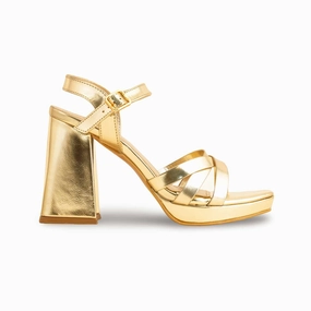 Golden Formal Women Sandal FR5415 Parts Of A High Heeled Shoe