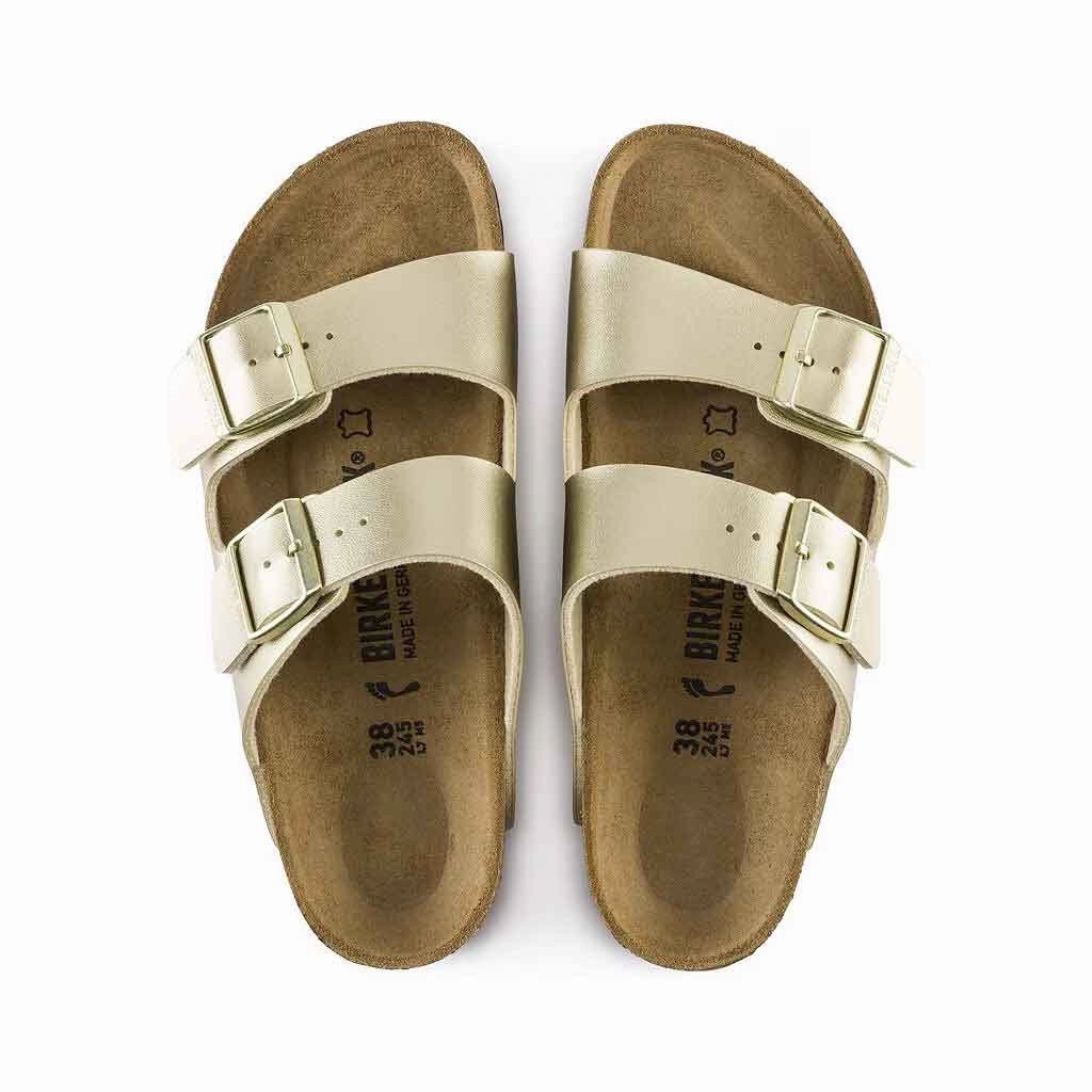 Birkenstock Birko-Flor Arizona - Gold Top Flat Pedal Mtb Shoes