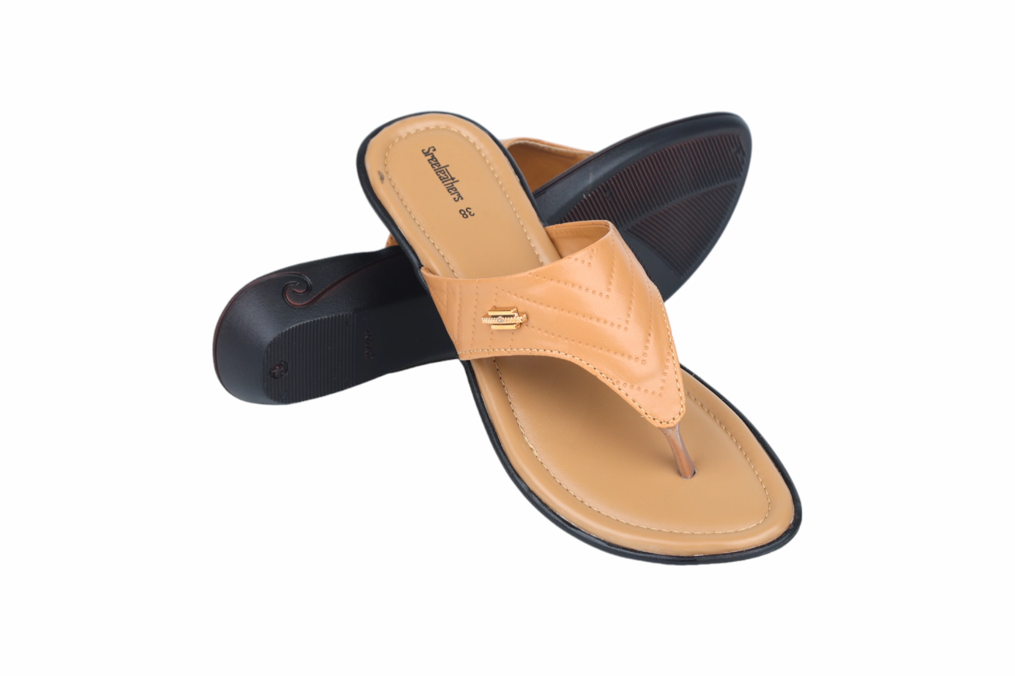 Flat Shoes Trampling Ladies Flat Chappal 990377