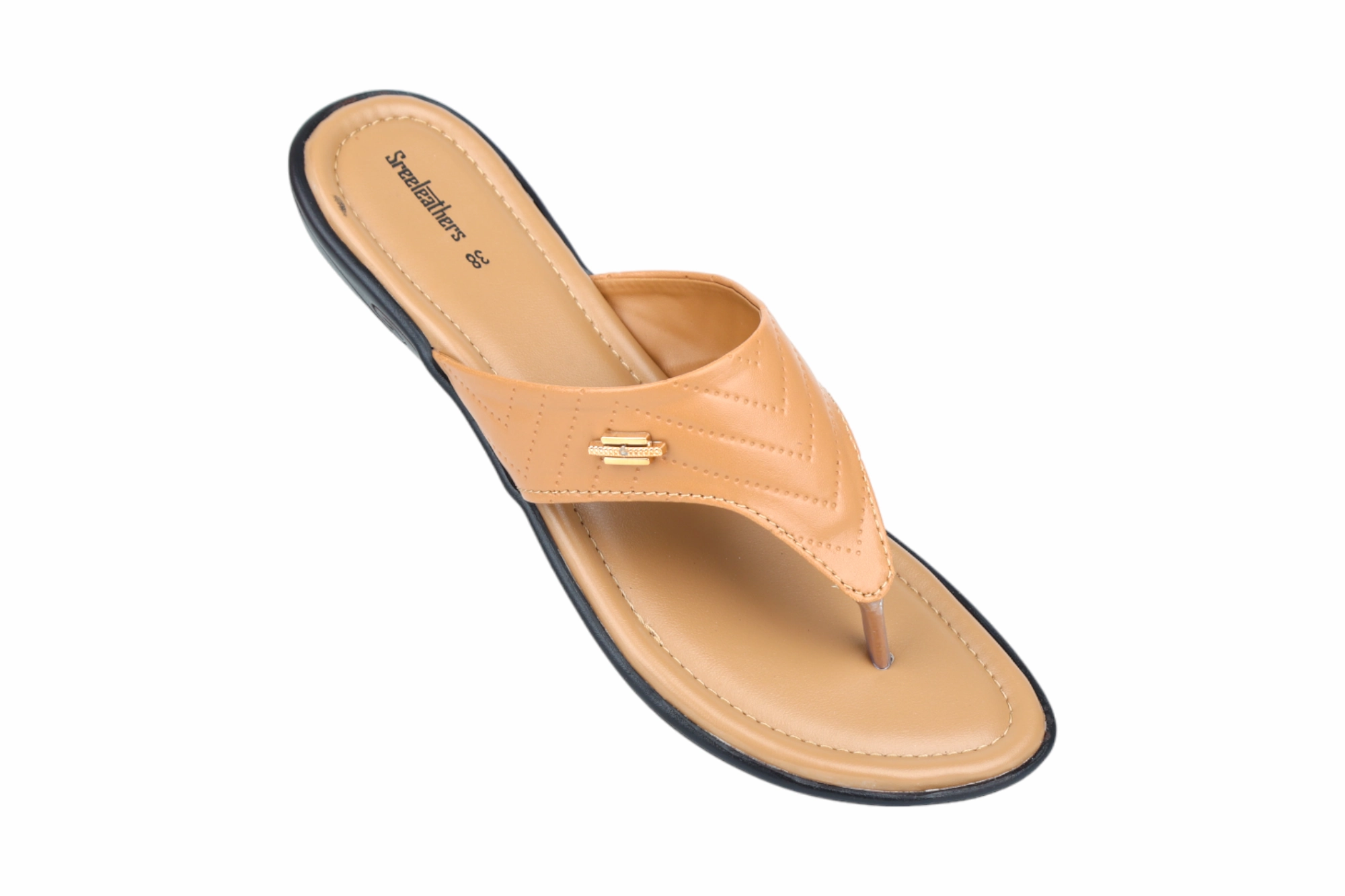 Ladies Flat Chappal 990377 Dressy Outfits With Flat Shoes