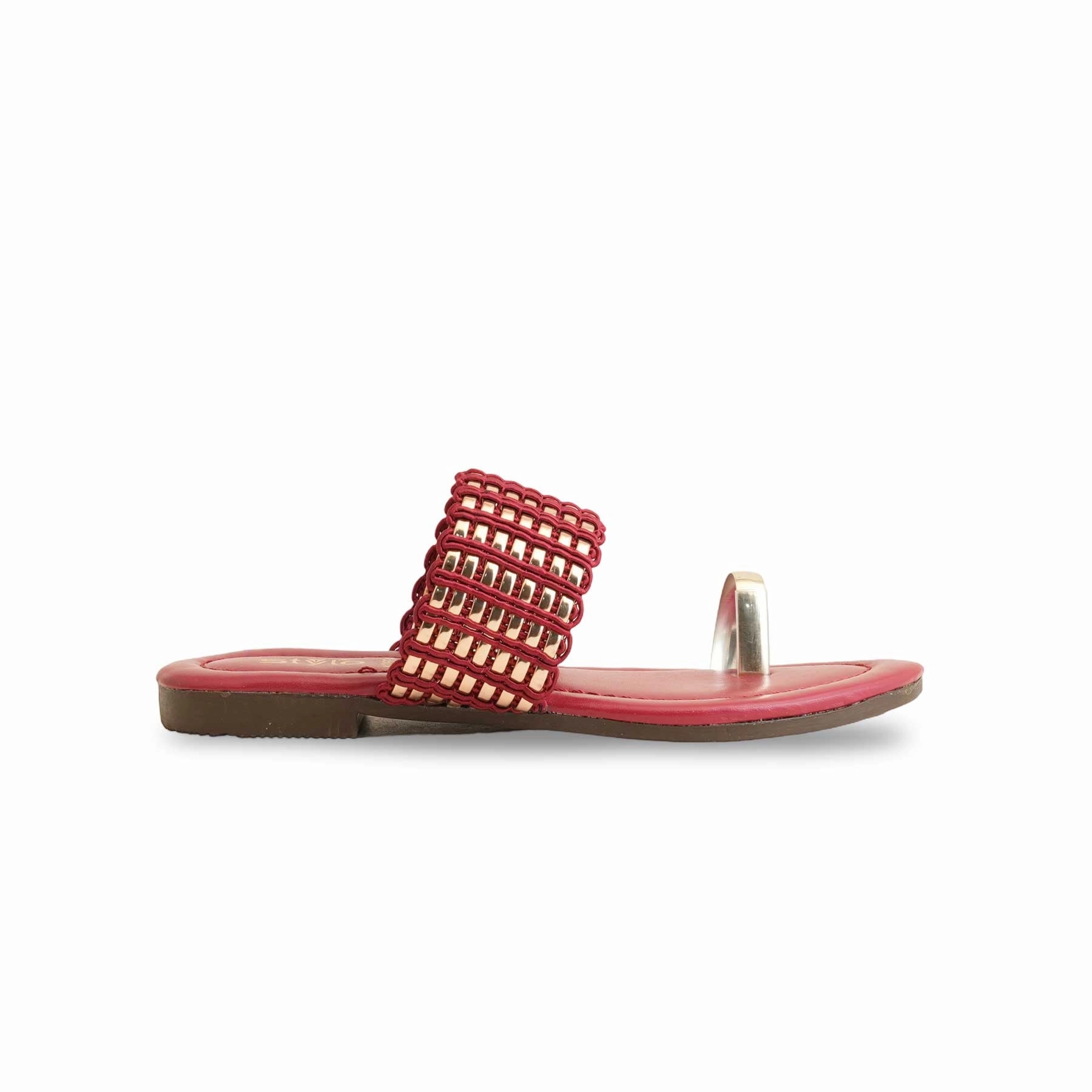 Slippers With Arch Support Plantar Fasciitis Girls Red Casual Slipper KD5551
