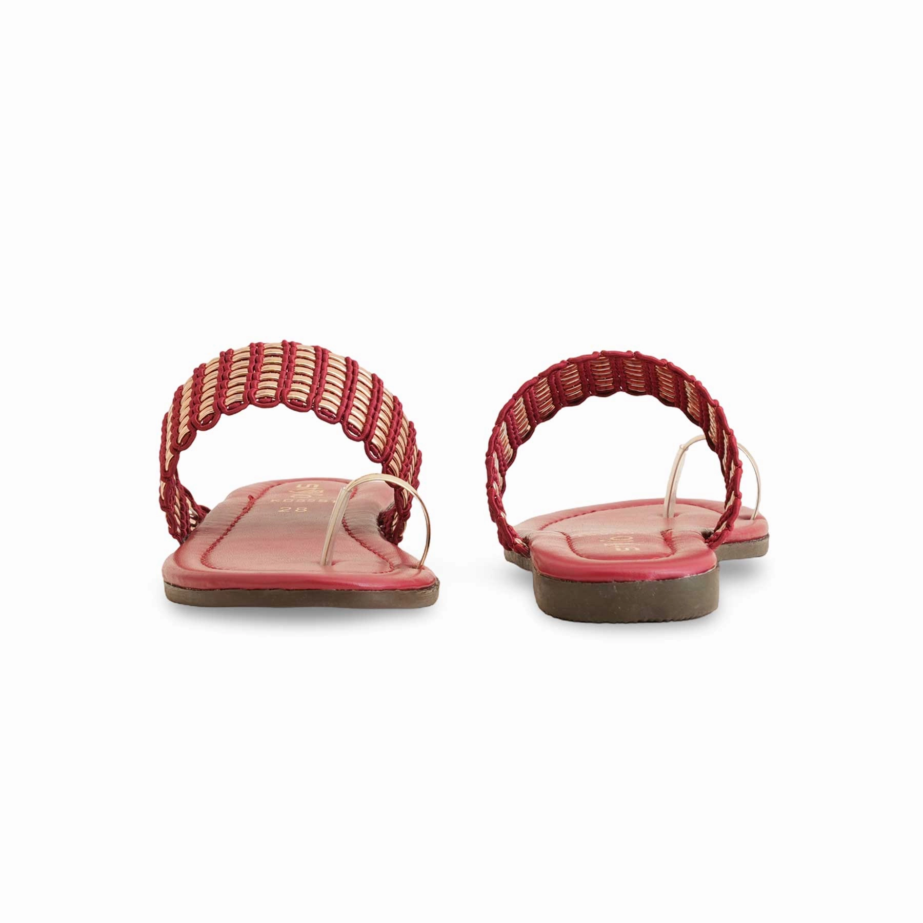 Girls Red Casual Slipper KD5551 Best House Slippers