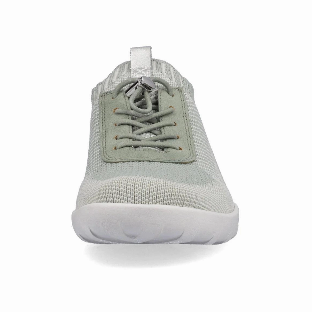 Hush Puppies Casual Shoes Remonte Liv 18 Mint Vanilla/Peppermint/Silver Sneaker (Women's)