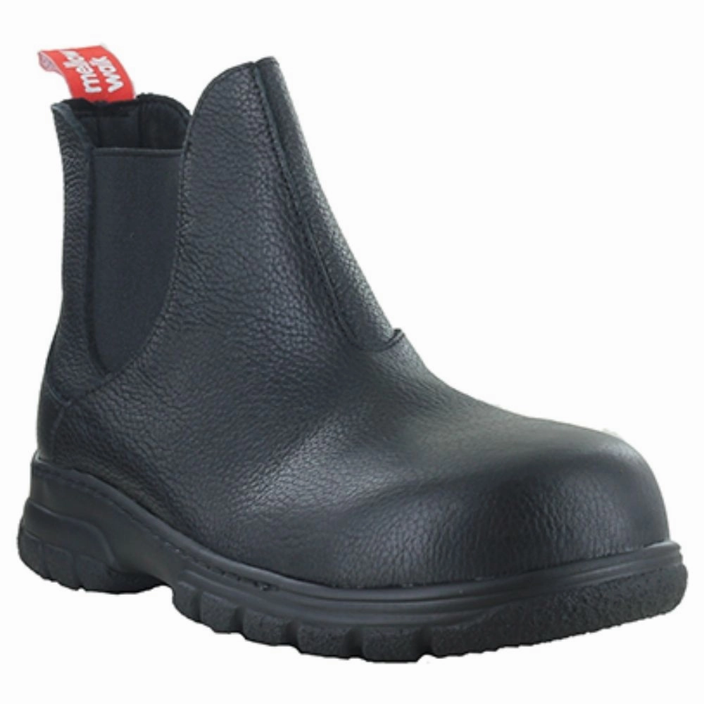 Ankle Deck Boots Mellow Walk Maddy Women's Composite Toe Pull On Work Boot - Black 446128