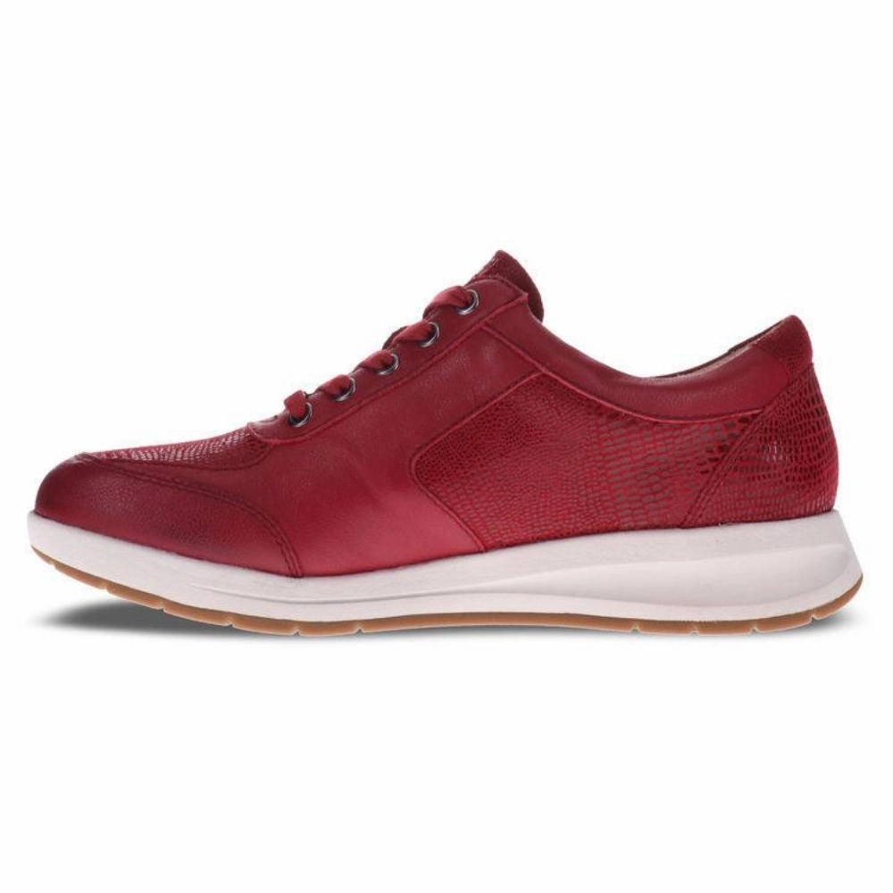 Revere Boston Cherry Lizard Sneaker (Women's) Best Shoes For Long Walks