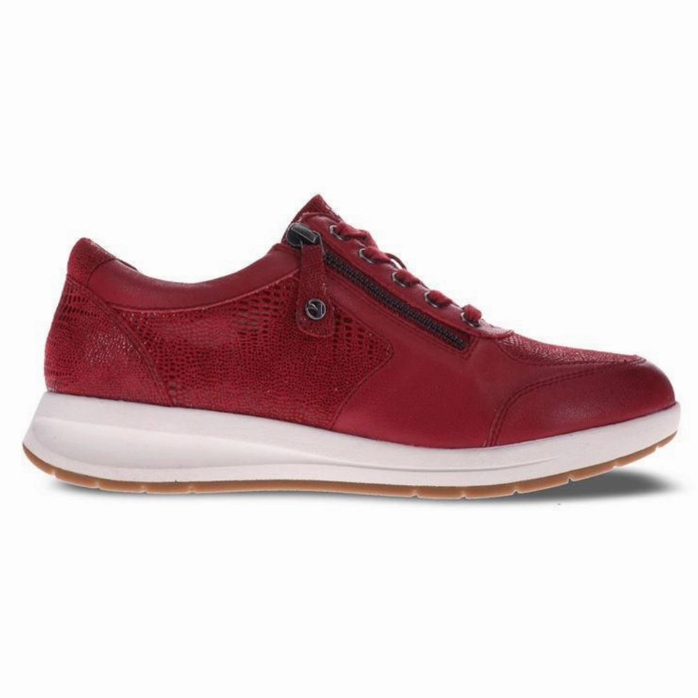 Shoes That Are Good For Walking On Concrete Revere Boston Cherry Lizard Sneaker (Women's)