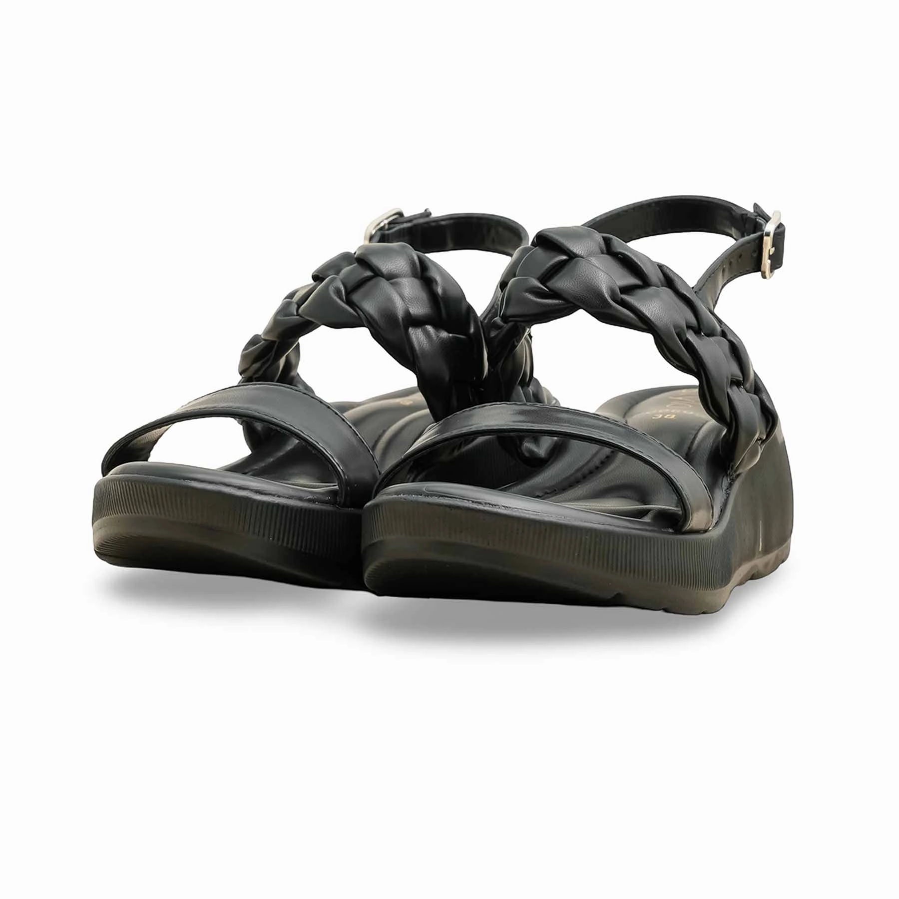 Black Formal Sandal PU0609 Sandals Family Resorts