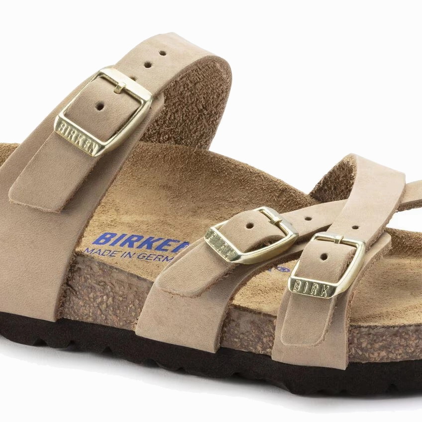 Franca Soft Footbed Sandcastle Nubuck (Women) Shoes Glitter Flats