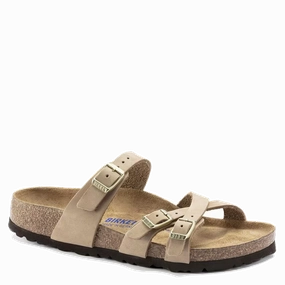 Best Running Shoes For Flat Feet And Weak Ankles Franca Soft Footbed Sandcastle Nubuck (Women)