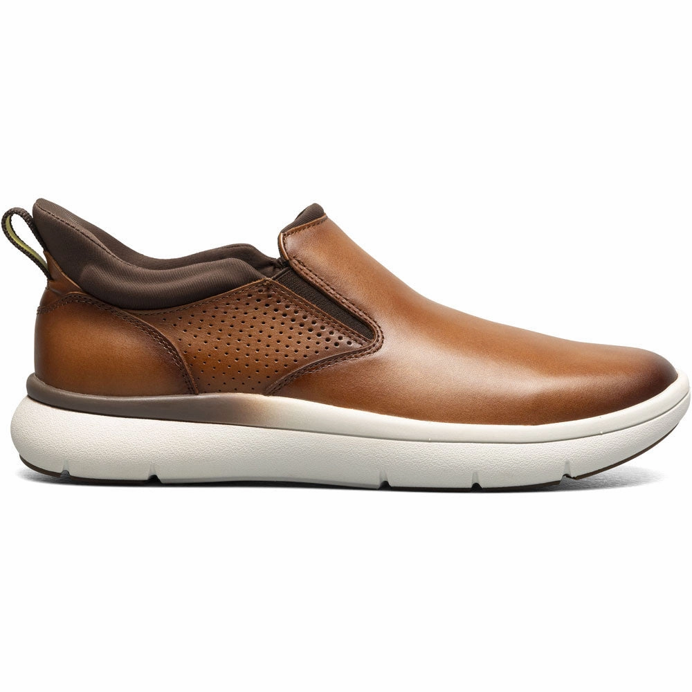 Florsheim Fleet Cognac Plain Toe Slip-On Men's Sneaker Shoes Business