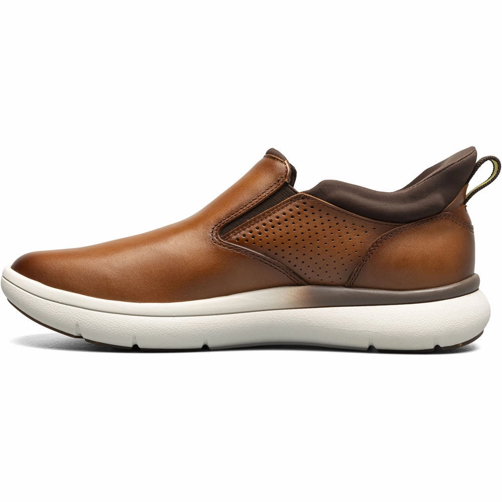 Florsheim Fleet Cognac Plain Toe Slip-On Men's Sneaker Casual Shoes Size Uk