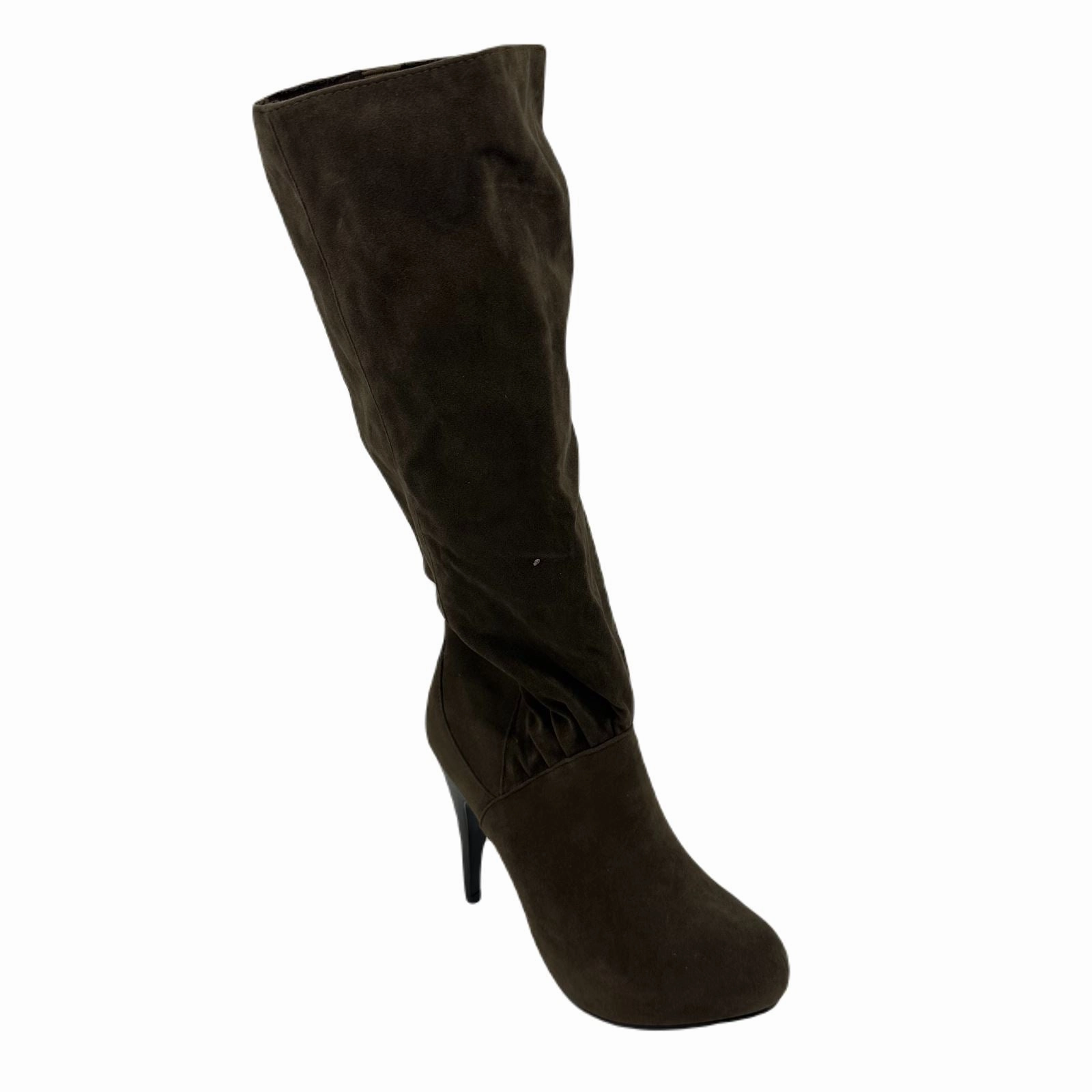 And High Heels Tumblr Forever 21 Taupe Dark Brown Knee High Womens Heel Stiletto Casual Boots