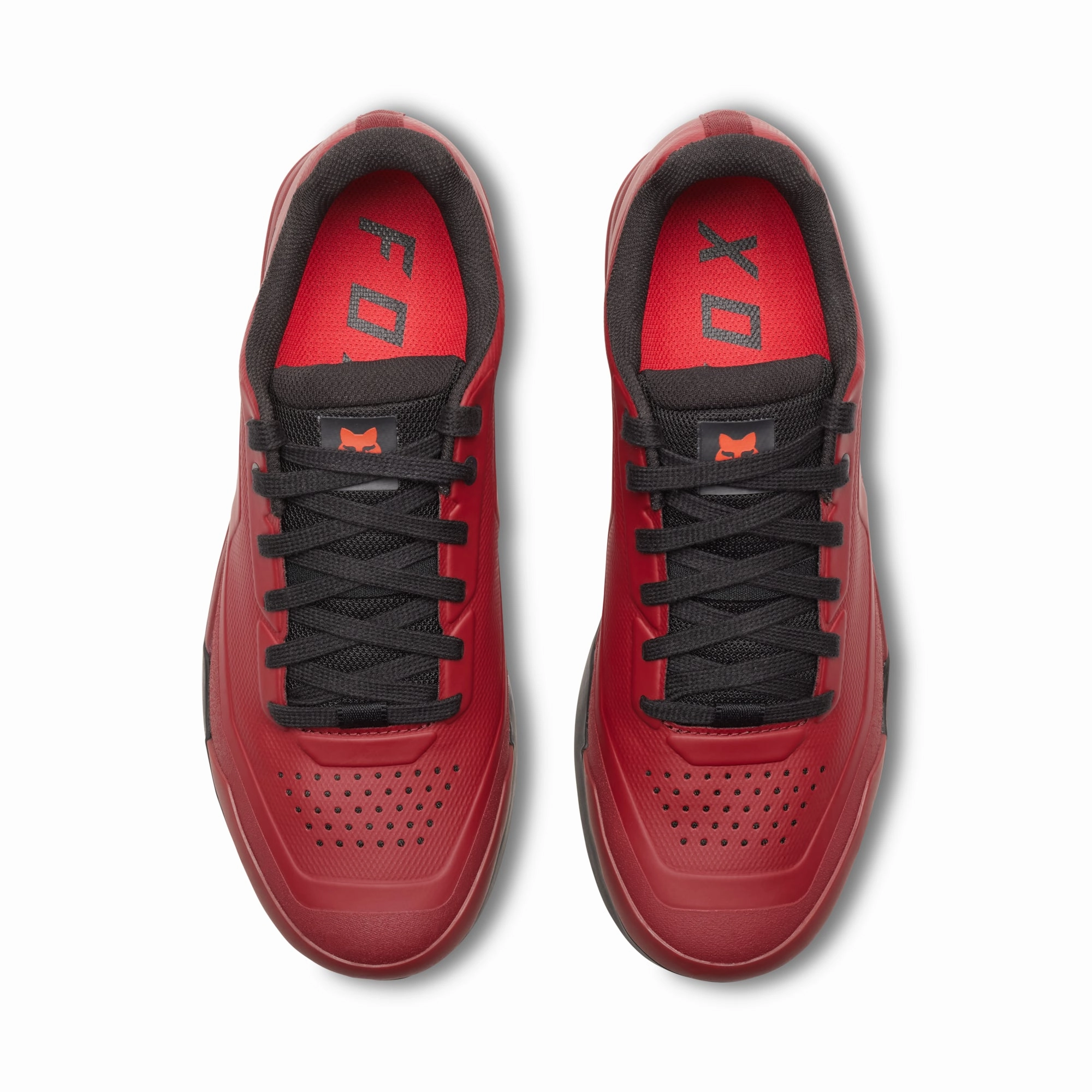 Flat Shoe Styles Fox Racing Union Flat Pedal MTB Shoe - Red