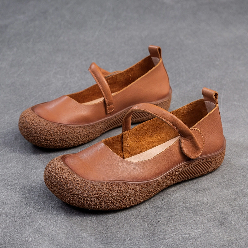 Women Retro Soft Leather Velcro Tape Casual Shoes Bb 4000 Ii Mid Casual Shoes